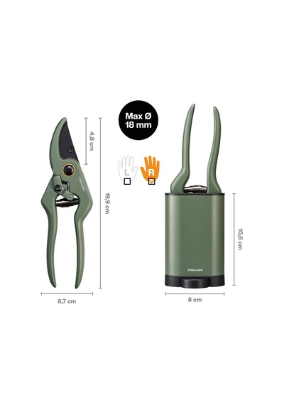 Fiskars Bitki Ve Çiçek Makası Tutuculu