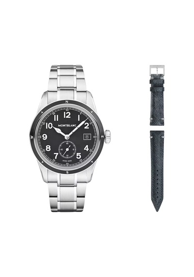 Montblanc 1858 0 Oxygen 38 Mm Otomatik Saat 136355 Siyah