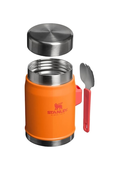 Stanley Classic Legendary Kaşıklı Yemek Termosu 0.4l Termos Kamp Matara Turuncu