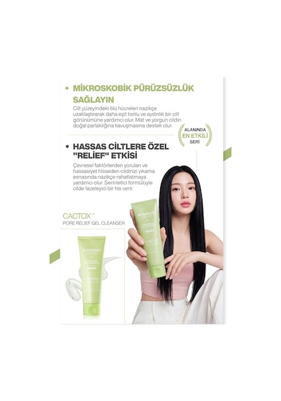 Cactox Gözenek Arındırıcı Sıkılaştırıcı Ferahlatıcı Yüz Temizleme Jeli 120ml
