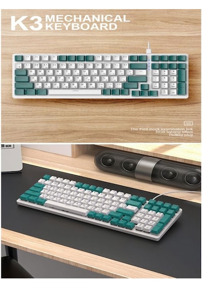 9 Full Rgb Aydınlatma Modlu %100 Kablolu Gerçek Mekanik Klavye Oy