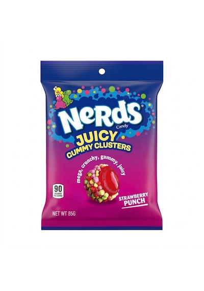 Nerds Juicy Gummy Clusters Strawberry Punch 85g