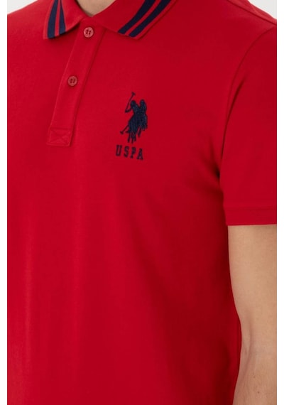 U.S. Polo Assn. Gsd01ıy026 Kırmızı Erkek Polo Yaka T-shirt Pu-8728 M