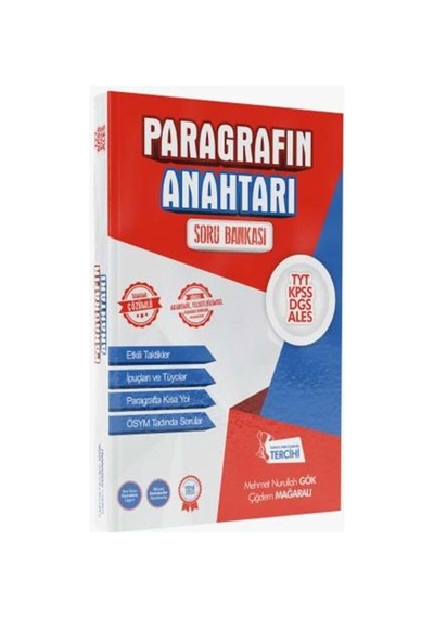 Tyt Kpss Dgs Ales Paragrafın Anahtarı Soru Bankası Mehmet Nurullah Gök - Marka Yayınları