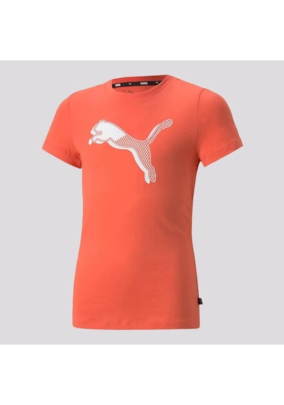 Puma Power Graphic Çocuk Tişört Turuncu