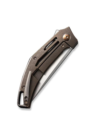 We Knife Speedliner Titanium Bronze Frame Lock Kamp Çakı Bronz