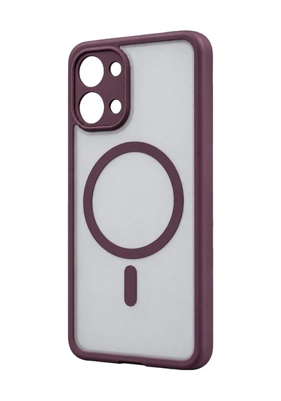 Xiaomi Poco X8 Pro Max Loji Magsafe Kapak - Bordo Evimdeyokyok