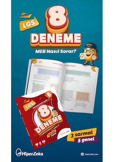 2027 Lgs 8. Sınıf 8 Deneme 3 Sarmal & 5 Genel