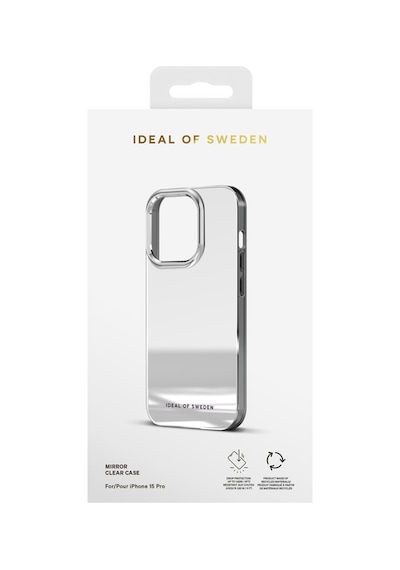 Clear Case Apple Uyumlu iPhone 15 Pro Mirror Beyaz