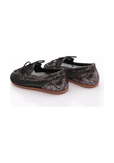 Dgn B0048 Kadin Oxford Ayakkabi Siyah