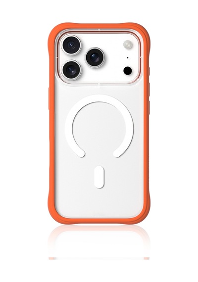 Apple Uyumlu iPhone 17 Pro Max  Kılıf M-safe Özellikli Airbagli Youngkit Dynamic 2 Serisi Kapak Turuncu Turuncu