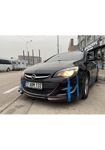 Kit Garaj Opel Astra J Makyajlı Sedan Sport Ön Tampon Ek Ön Ek 2013 - 2016 2013-2016 Boyasız