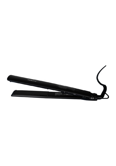 Sokany Siyah Seramik Saç Düzleştirici 230 C Isı Ayarlı, Ekstra Uzun 25x120 Mm Floating Plaka Hs-950b