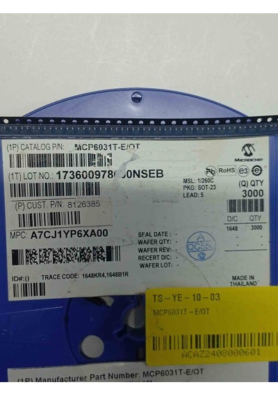 Mcp6031t-e/ot 10 Adet