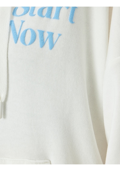 Koton Kapüşonlu Arkası Baskılı Fermuarlı Sweatshirt Ekru 5sal10558ık Ekru Koton Kapüşonlu Arkası Baskılı Fermuarlı Sweatshirt Ekru 5sal10558ık Ekru