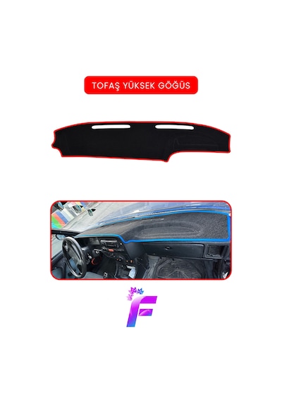 Tofaş Yüksek Göğüs Uyumlu Torpido Örtüsü Araca Özel Üretim Kolay Montaj Torpido Kılıf B3
