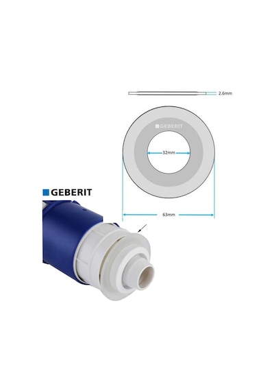 Geberit Orijinal Gömme Rezervuar Iç Takım Boşaltma Contası Diğer