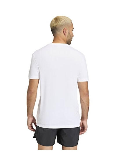 Adidas Run Ess Bl T M Erkek Koşu Tişörtü Ke3547 Beyaz
