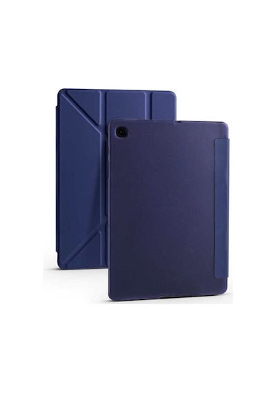 Samsung Uyumlu Galaxy Tab A7 10.4 T500 2020 Kılıf Zore Tri Folding Kale
