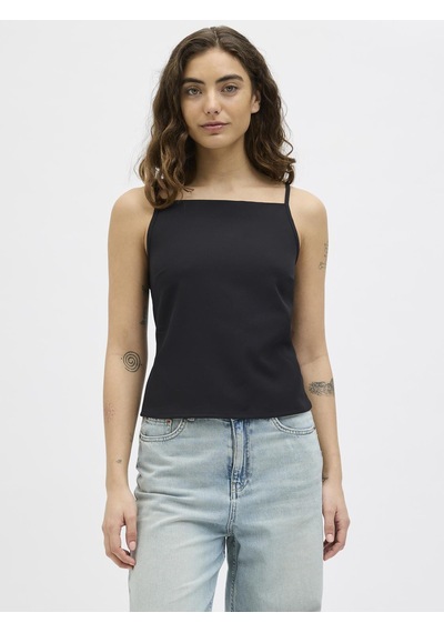 Jack & Jones Kadın Sirt Detayli Tişört - Sofia - 12270976 Black Siyah