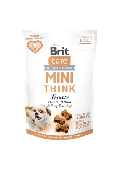 Brit Care Mini Treats Think Hindili Yarı Nemli Küçük Irk Köpek Ödül Maması 50gr