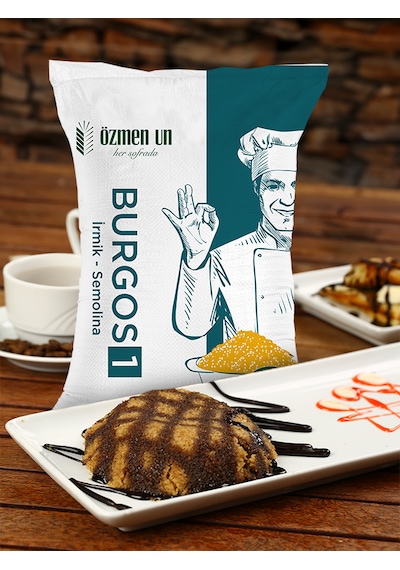 Özmen Un Burgos 1 Numara İrmik Semolina 25 Kg