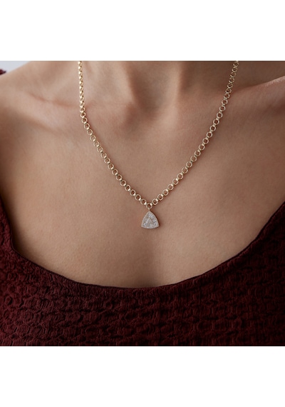 Bagetli Triangle Kolye