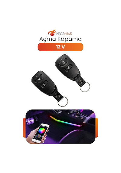 12v Uzaktan Kumandalı Açma Kapama Modülü Universal Araç Kontrol Sistemi Seti T-232