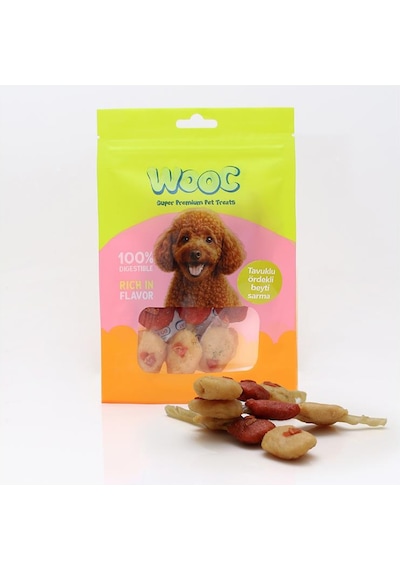 Wooc Tavuklu Ördekli Beyti Sarma Köpek Ödülü 75 Gr