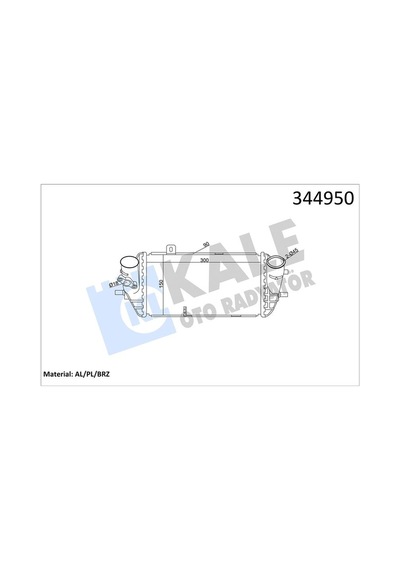 Turbo Radyatörü Kale 344950 Hyundai Accent Blue / Elantra / İ20