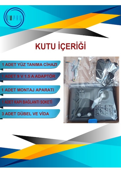 Maaş Yazılımı Dahil Yüz Tanıma Cihazı Ve Parmak İzi Okuyucu