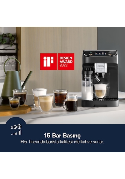 Delonghi Magnifica Plus ECAM320.61.G 1450 W Tam Otomatik Kahve Makinesi