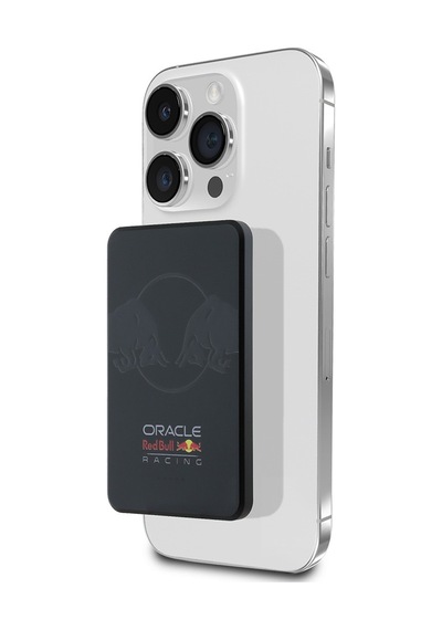 Redbull Lisanslı M-safe Özellikli Dijital Led Göstergeli Çift Boğa Baskılı Powerbank 5000mah 15w