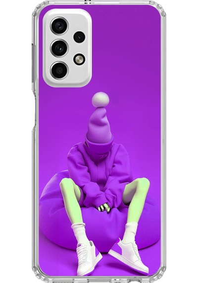 Samsung Galaxy A33 Uyumlu Şeffaf Kılıf No Face 6 Tasarımlı
