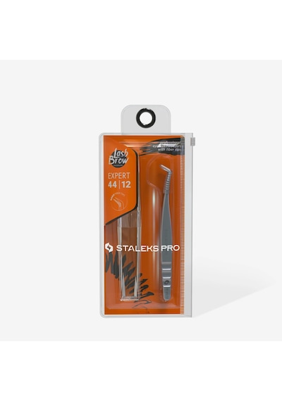 Staleks Expert 44/12 Kirpik Cımbızı Çentikli Fiber L Şeklinde 65 Mm.