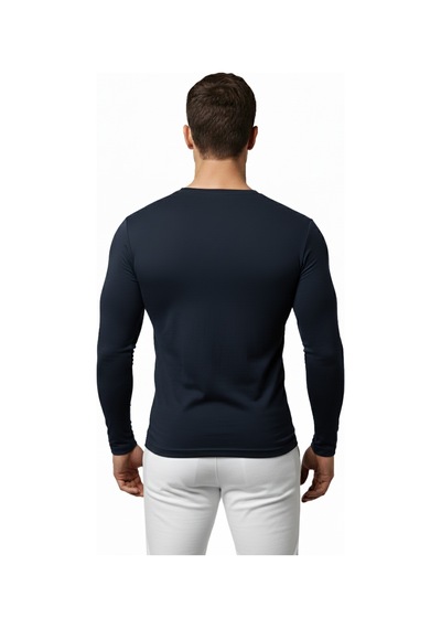Deepsea Lacivert Dar Kalıp Likralı %90 Pamuk Erkek Sweatshirt Vücuda Oturan İnce Penye Sweat 2300423 Lacivert Deepsea Lacivert Dar Kalıp Likralı %90 Pamuk Erkek Sweatshirt Vücuda Oturan İnce Penye Sweat 2300423 Lacivert