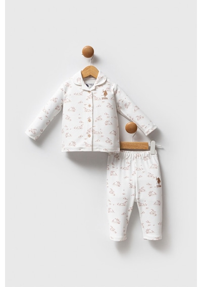 U.S. Polo Assn. U.s. Polo Assn Kız Bebek Beyaz Takım Beyaz
