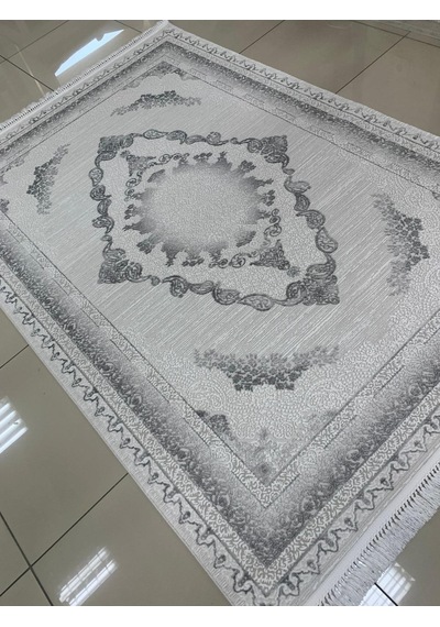Padişah Halı Safir 90822 095 Serisi Akrilik Salon Oturma Yatak Odası Halısı Gri