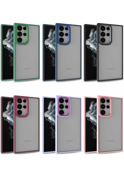 Galaxy S22 Ultra Uyumlu Zore Flora Kılıf-lila Lila