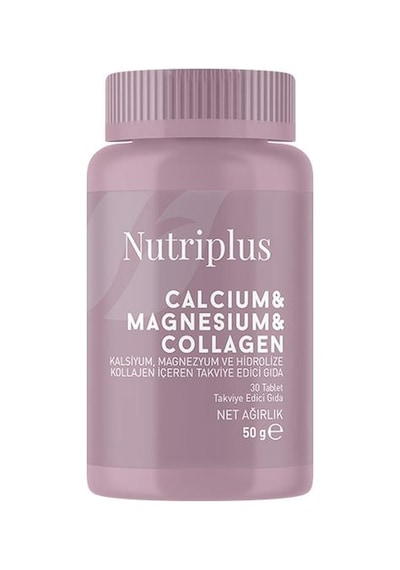 Nutriplus Kalsıyum & Magnezyum & Kolajen 30 Tablet