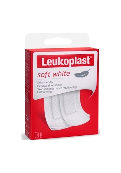 Leukoplast Soft White 19Mx72 Mm 12 Adet. 38X72Mm 8 Adet 20 A Çok Renkli