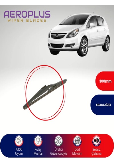 Aeroplus Opel Corsa D Arka Silecek 2006-2014