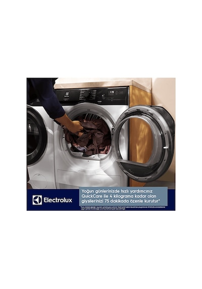 Electrolux EW6D99BGT 600 Serisi Gentlecare 9 KG 118 L Kurutma Makinesi