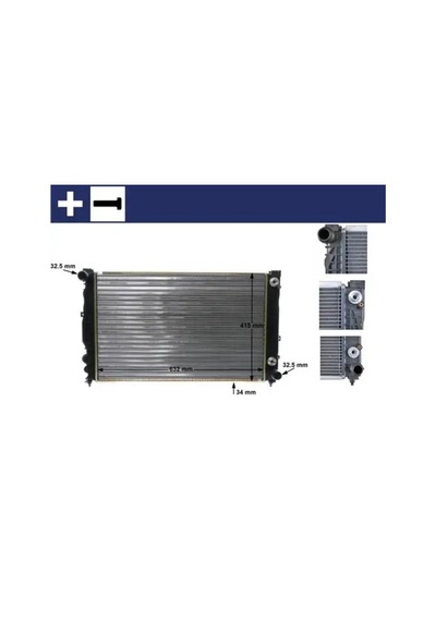 Mahle Cr648000s Motor Radyatoru 4b0121251af 4b0121251r 8d0121251b