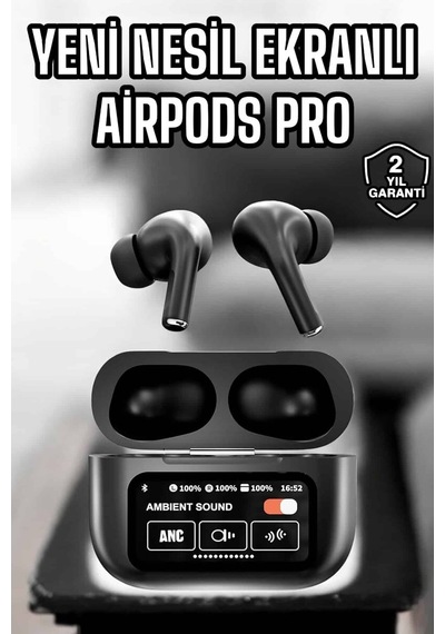 Kablosuz Bluetooth Kulaklık Ekranlı Uzun Şarj Süreli Anc Destekli Mh-hs1364-7235