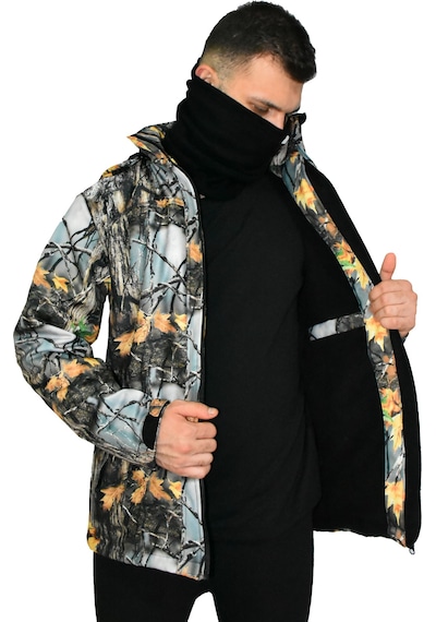 Mysia Outdoor Kamuflaj Desenli Su Geçirmez Softshell Mont Termal İçlikli, Rüzgar Geçirmez, Outdoor Av & Doğa Sporları Montu Çok Renkli Mysia Outdoor Kamuflaj Desenli Su Geçirmez Softshell Mont Termal İçlikli, Rüzgar Geçirmez, Outdoor Av & Doğa Sporları Montu Çok Renkli