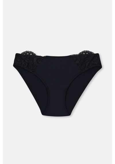 Eros Ersk1190 Sapphıre Dantelli Slip Külotlu Sütyen Tk. Siyah