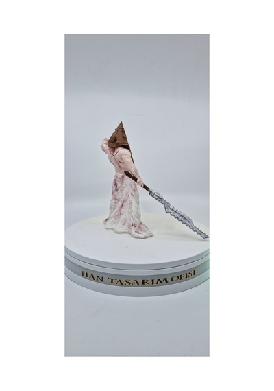 Pyramid Head Figür Silent Hill Piramit Kafa 18 Cm