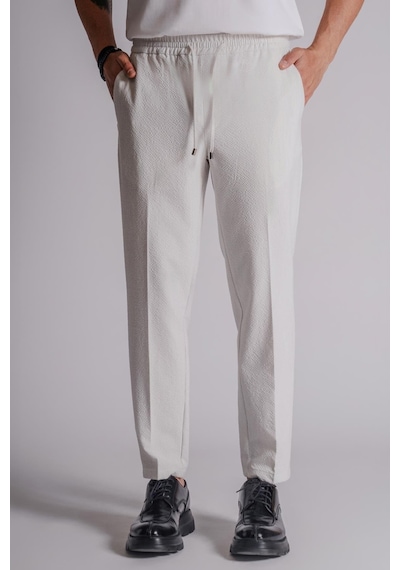 Braccas Erkek Yandan Cepli Beli Lastikli Slim Fit Chino Pantolon Açık Gri AÇIK GRİ Açık Gri