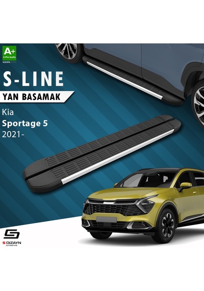 S-dizayn Kia Sportage 5 S-line Aluminyum Yan Basamak 173 Cm 2021 Üzeri A+ Kalite